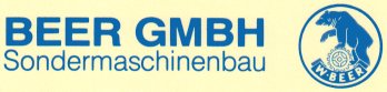 BEER GMBH Sondermaschinenbau - anno 1947